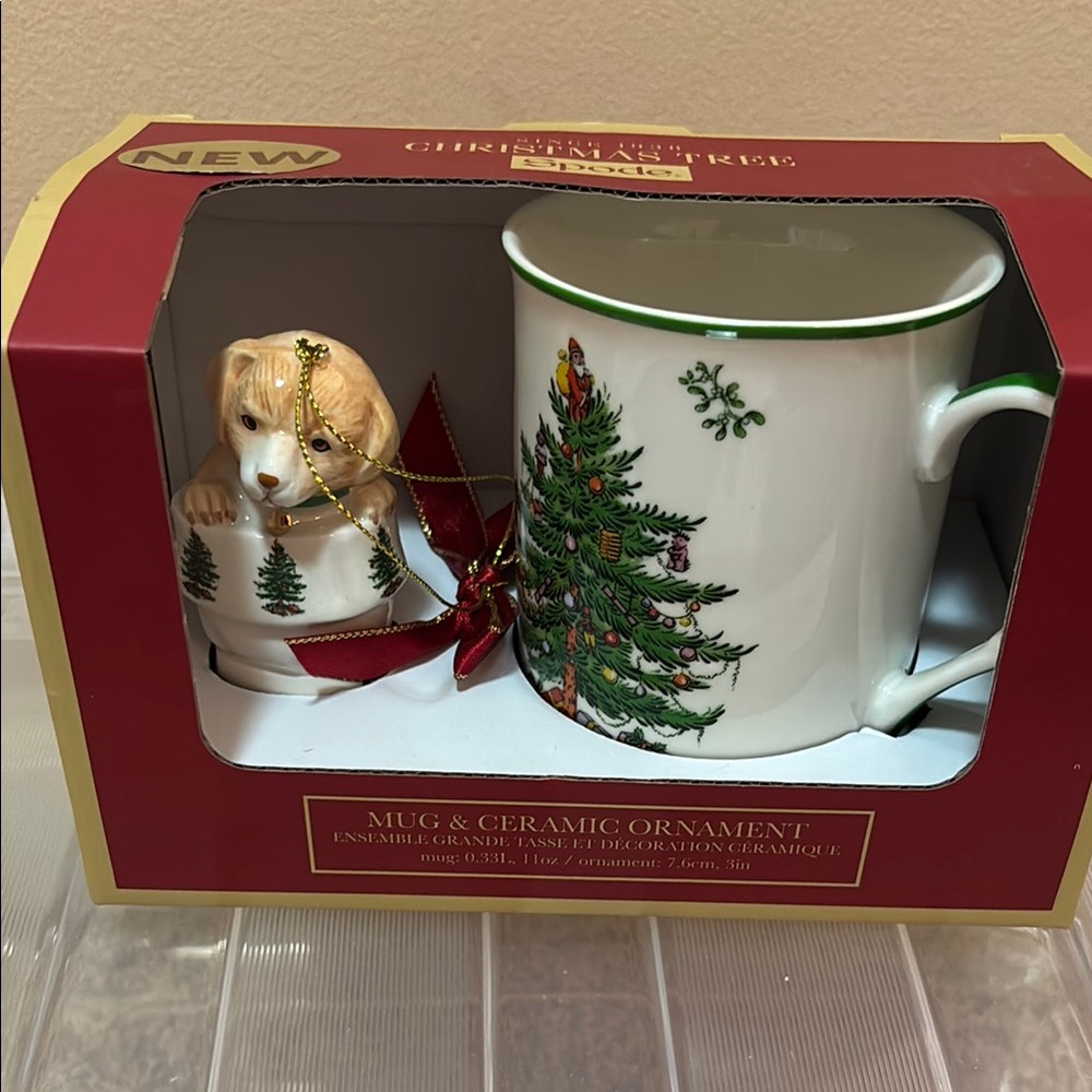 Spode Christmas Mug and Ornament Set